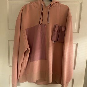 Collusion Oversized Unisex Light Pink Hoodie